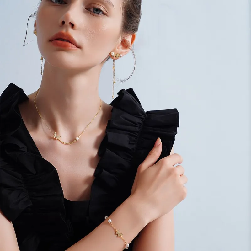 MGS Niche Refined Fashion Versatile Elegant Luxury Fresh Advanced Atmosphere French Design Gift Exquisite Box Women's-2