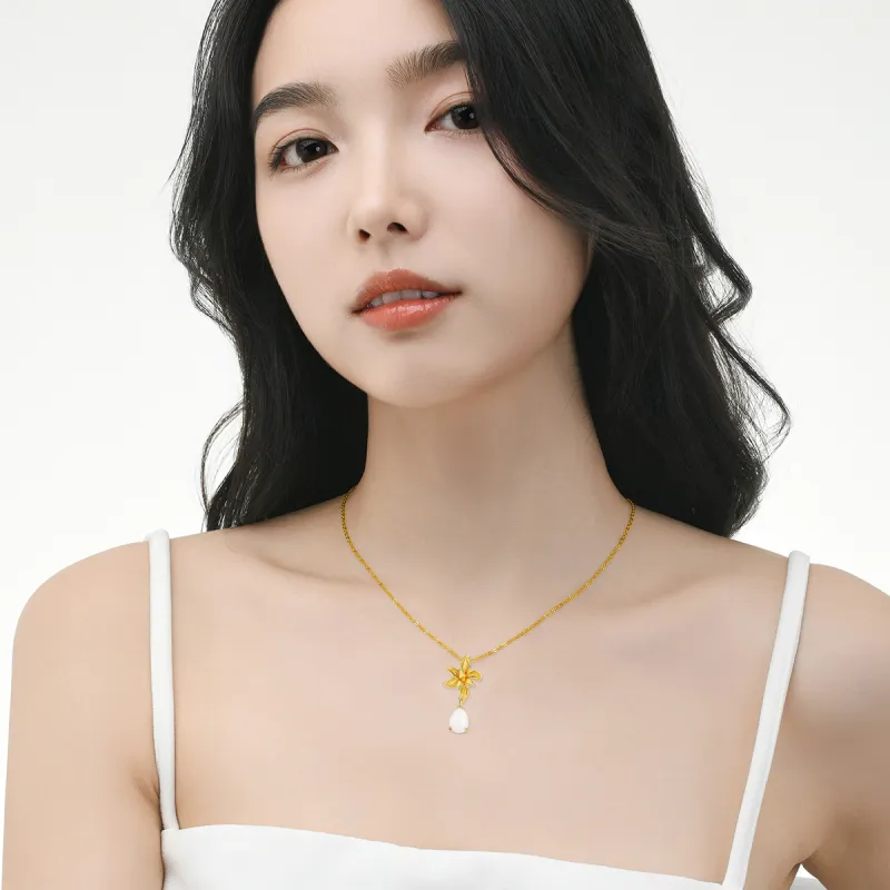MGS Chalcedony Jade Necklaces Women's-5