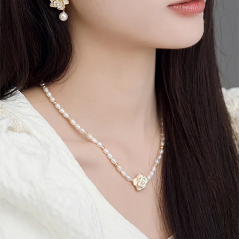MGS Pearl Necklaces Women's-4