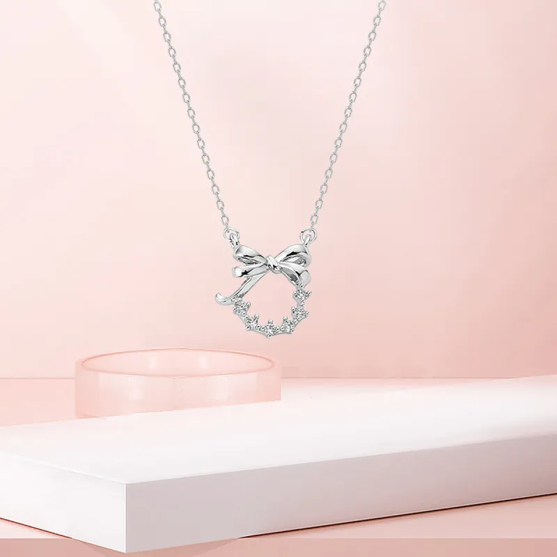 MGS S925 Premium Minimalist Elegance Bestie Refined Romantic Sparkling Elegant Collarbone Chain Unisex-2