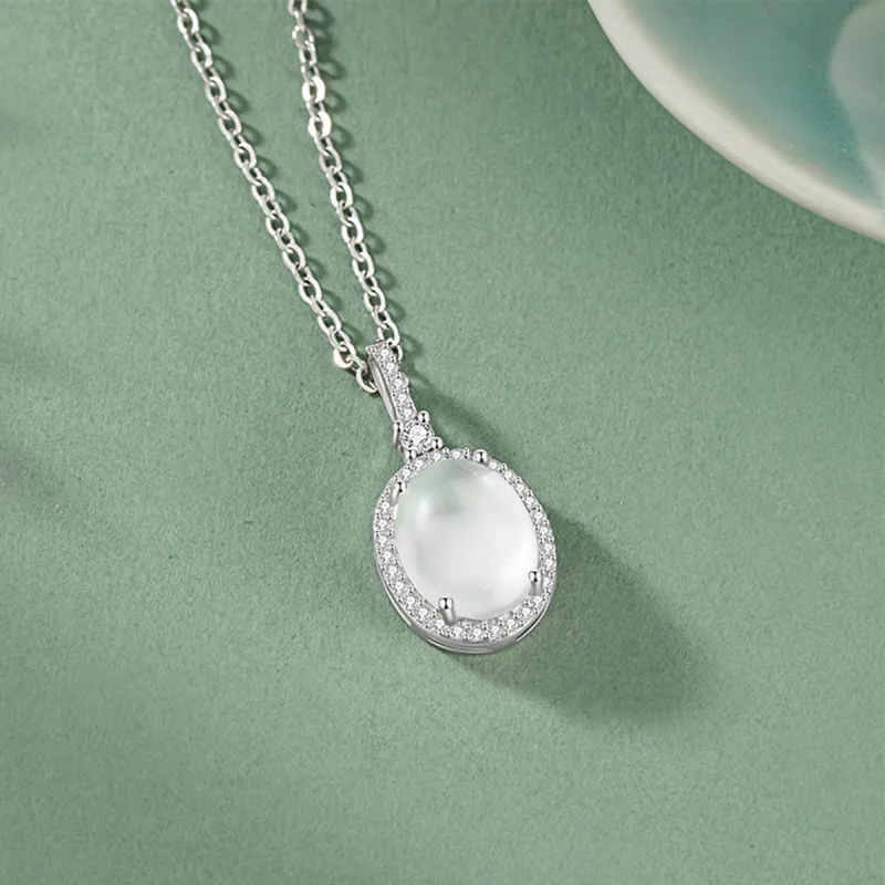 MGS Chalcedony Necklaces Women's-2