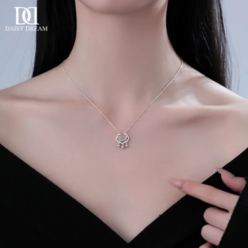 MGS S999 New Chinese Style Niche Design Vintage Pendant Premium Luck Bell Women's-2
