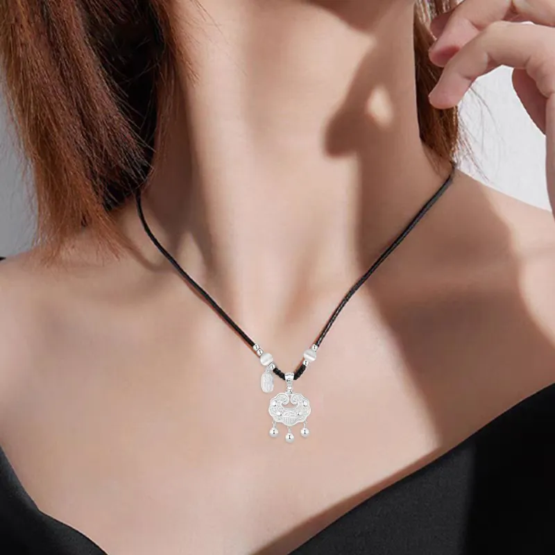 MGS Sterling Silver Necklaces Women's-15