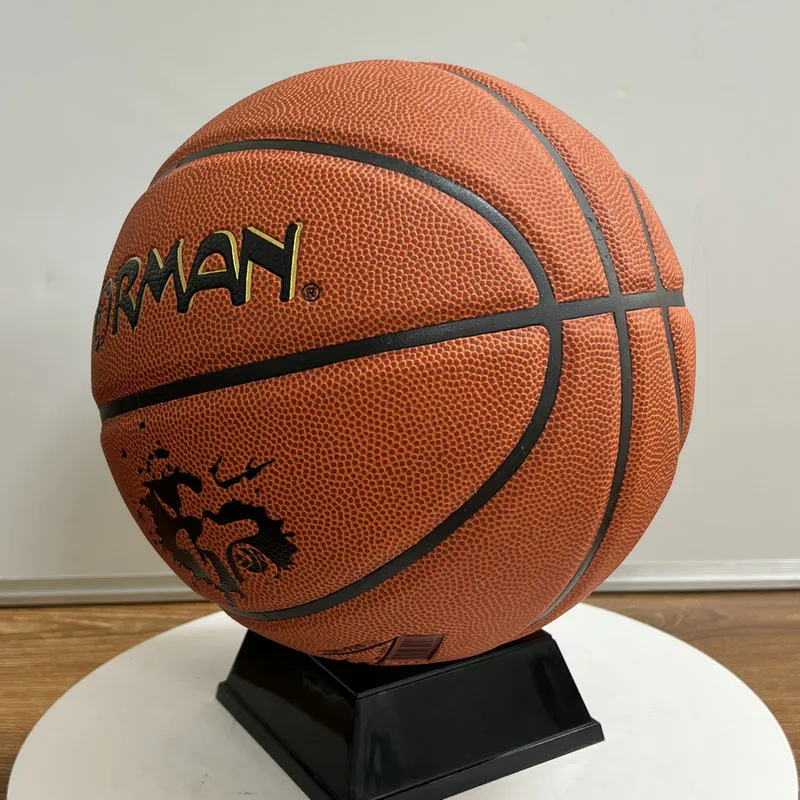 Nuoerman Microfiber Composite Basketball Brown 7 Training Unisex-3