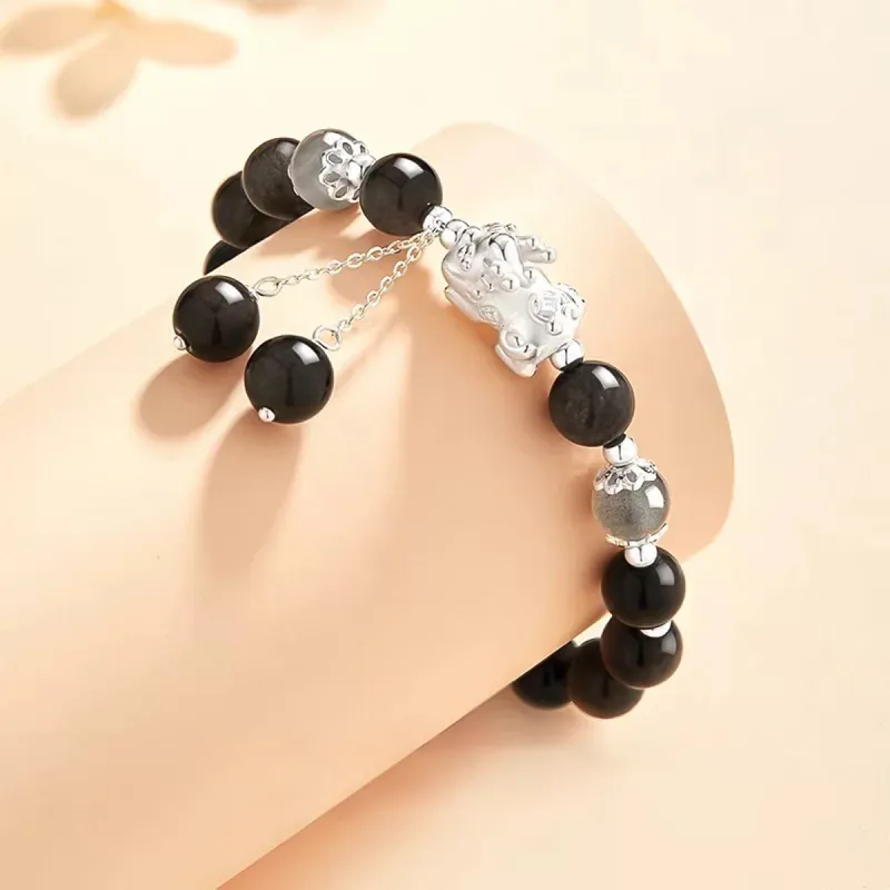 HELA DE HAI Glass Cat Eye Bracelets Unisex-7