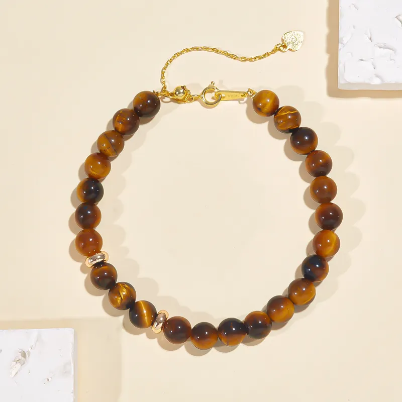 HELA DE HAI Tiger's Eye Stone Bracelets Women's-5