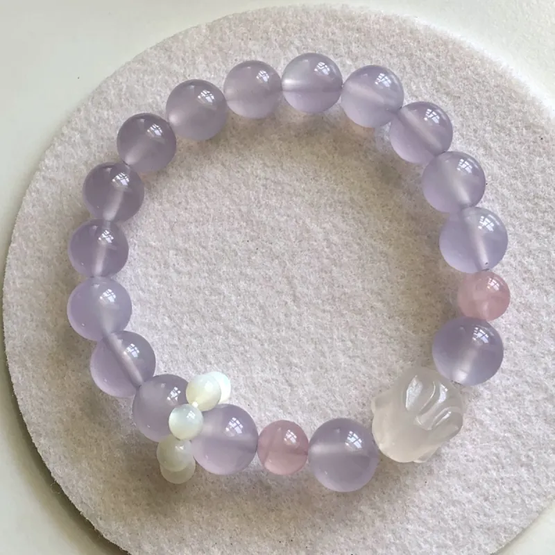 HELA DE HAI Natural Chalcedony Bracelets Women's-2