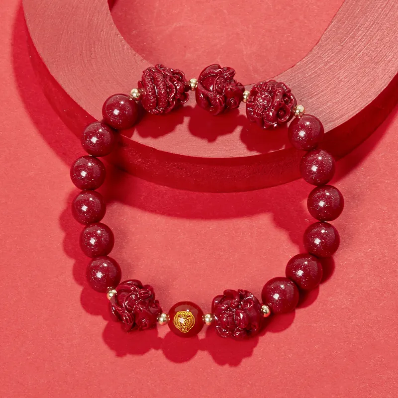 HELA DE HAI Cinnabar Bracelets Unisex-5