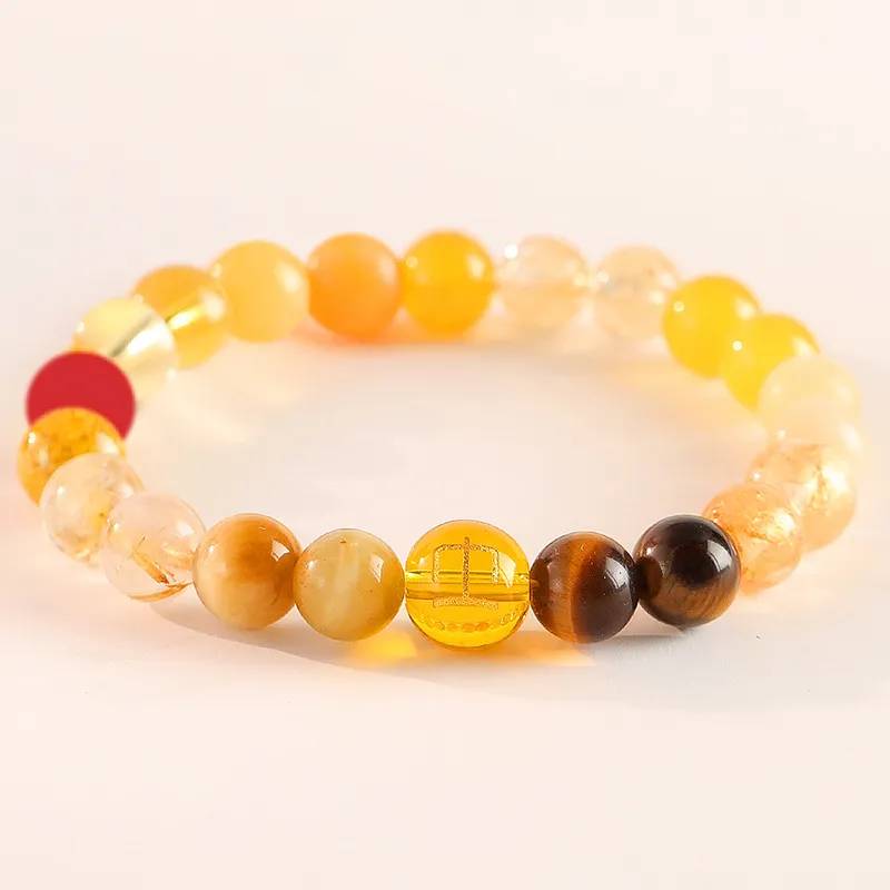 HELA DE HAI Reconstructed Cinnabar Agate Bracelets Unisex-21