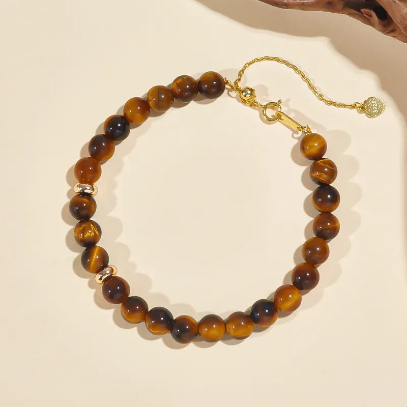 HELA DE HAI Tiger's Eye Stone Bracelets Women's-4