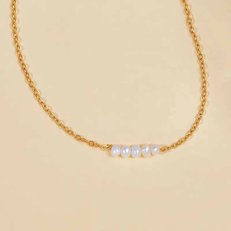 HELA DE HAI Pearl Necklaces Women's-4