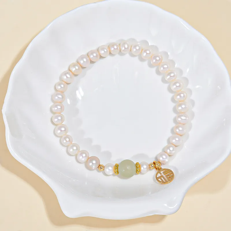 HELA DE HAI Pearl Bracelets Women's-5
