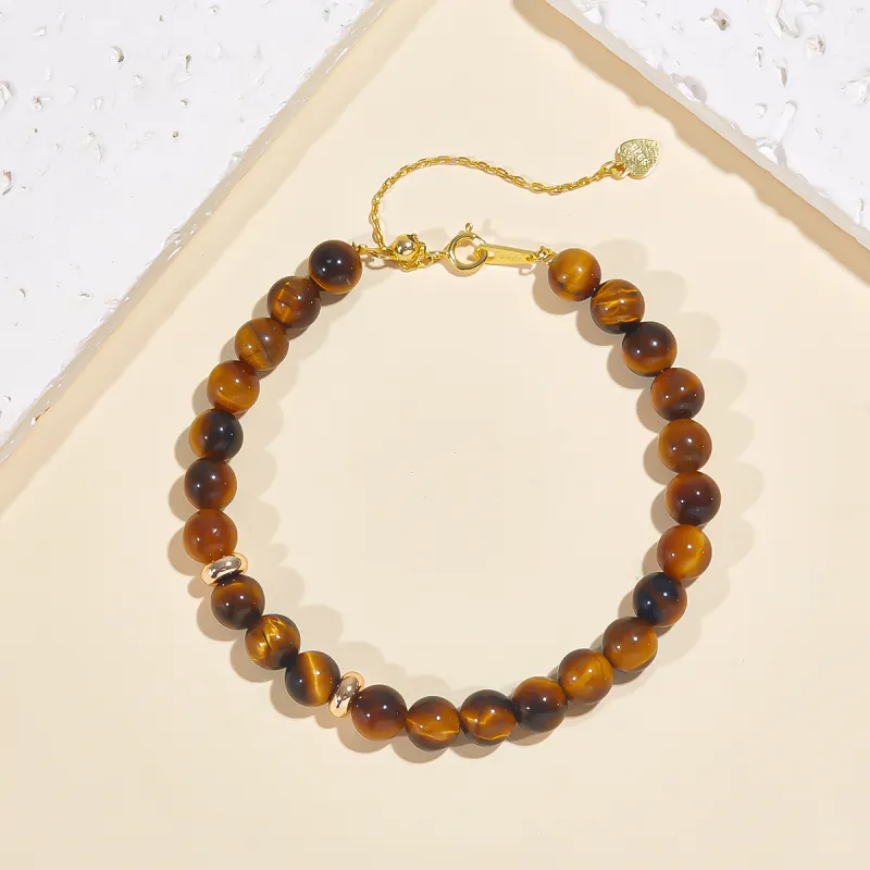 HELA DE HAI Tiger's Eye Stone Bracelets Women's-3
