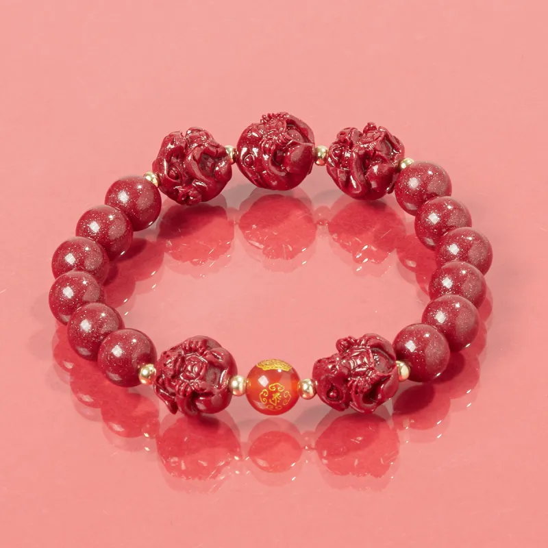 HELA DE HAI Cinnabar Bracelets Unisex-17