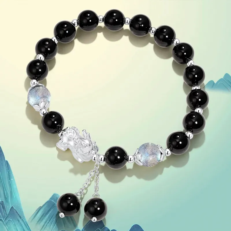 HELA DE HAI Glass Cat Eye Bracelets Unisex-6