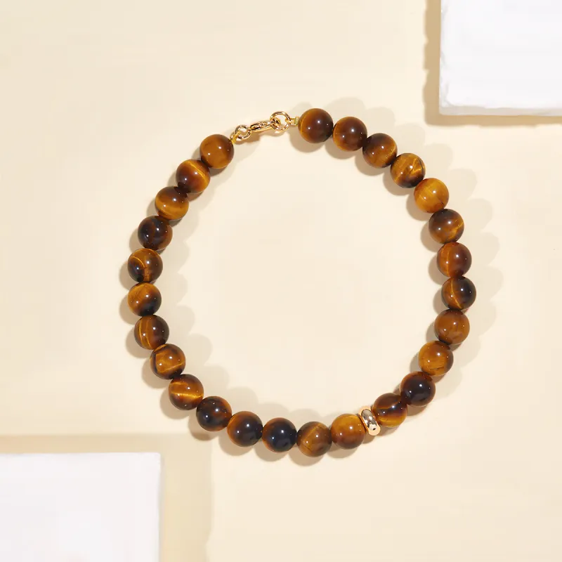 HELA DE HAI Tiger's Eye Stone Bracelets Women's-4