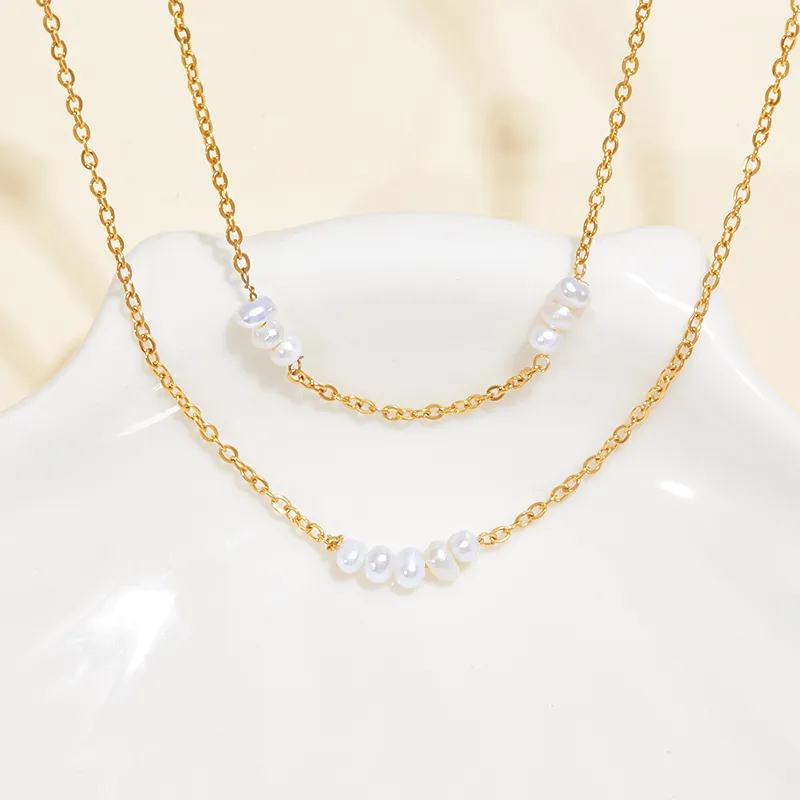 HELA DE HAI Pearl Necklaces Women's-14