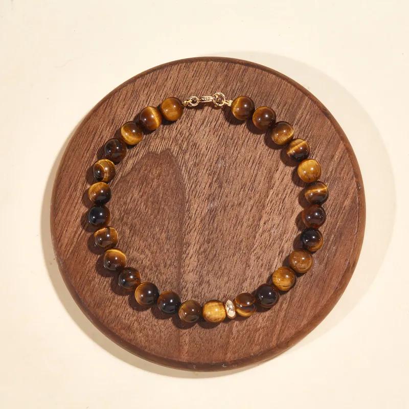 HELA DE HAI Tiger's Eye Stone Bracelets Women's-2