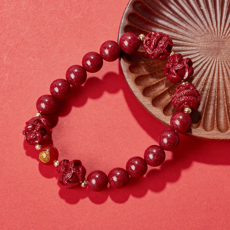 HELA DE HAI Cinnabar Bracelets Unisex-3