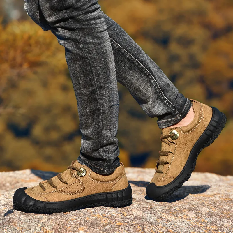 Season Ram Casual Shoes Men Low Top Black/Brown/Khaki-20