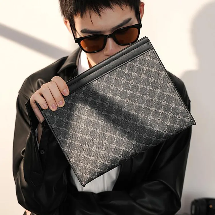 CARTELO Polyester With PVC Clutch Unisex Multicolor-4