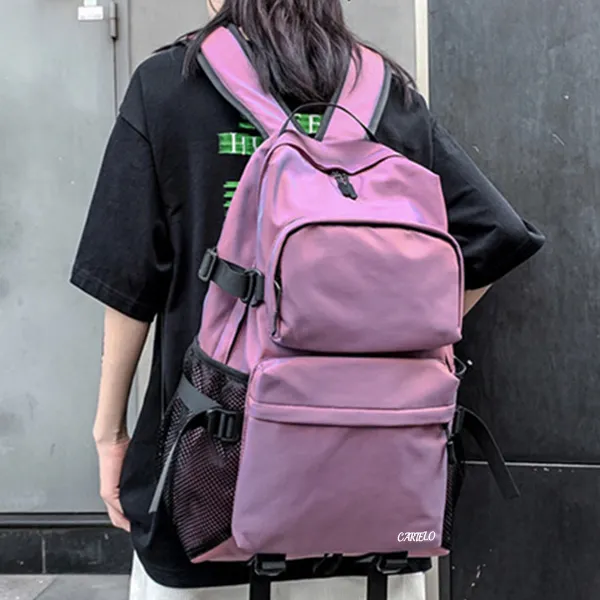 CARTELO Nylon Backpack Laptop Bag Regular Unisex Multicolor-6