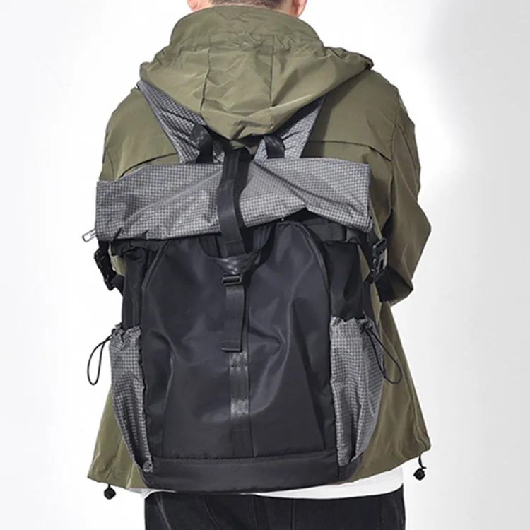 CARTELO Oxford Backpack Unisex Gray/Black-1