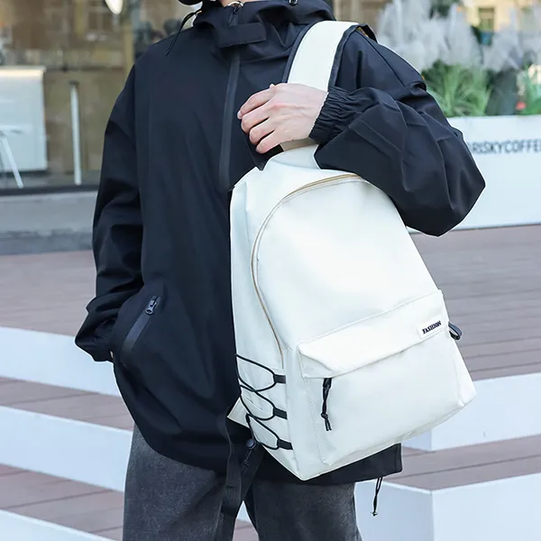 CARTELO Nylon Backpack Laptop Bag Regular Unisex Multicolor-6