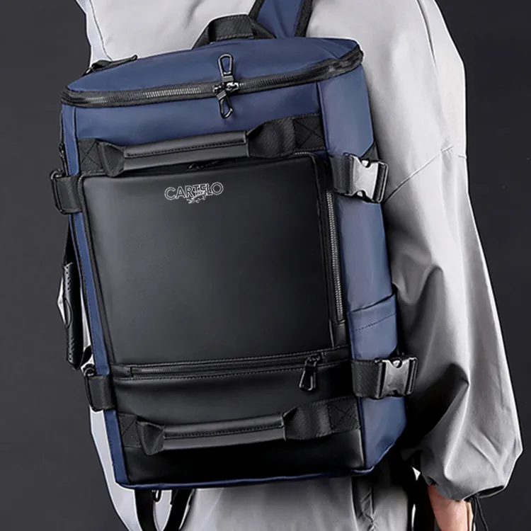 CARTELO Polyester With PU Backpack Men's Multicolor-5