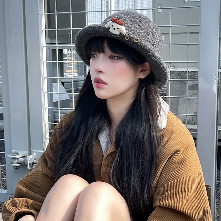 CARTELO Polyester Bucket Hats Women's-6