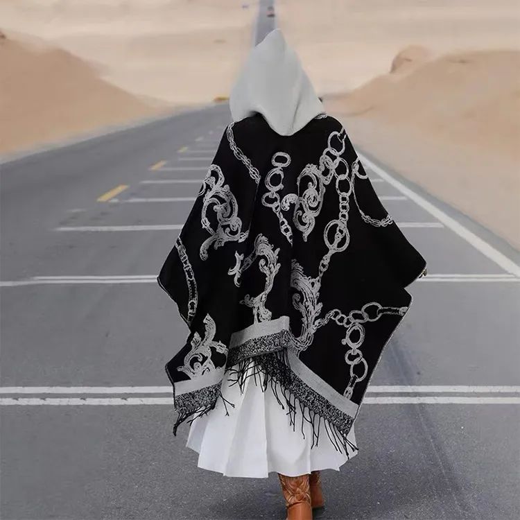 CARTELO Polyester Shawls Unisex-3