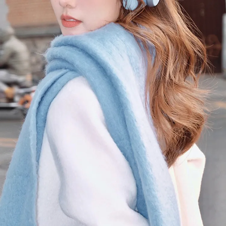 CARTELO Polyester Knit Scarves Unisex-3