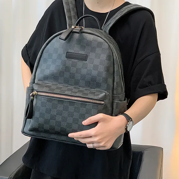 CARTELO PVC Laptop Backpack Regular Unisex Black-2