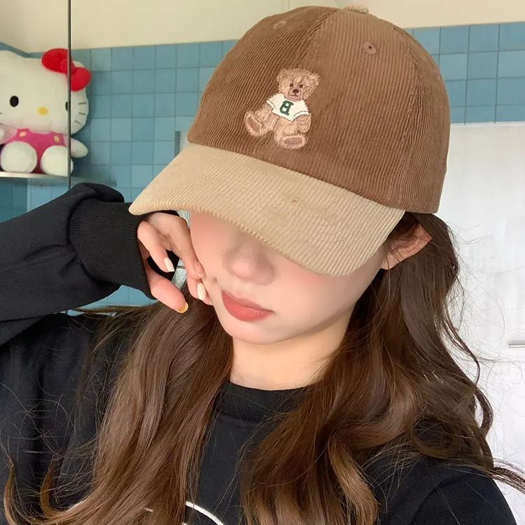 CARTELO Corduroy Baseball Caps Unisex-18