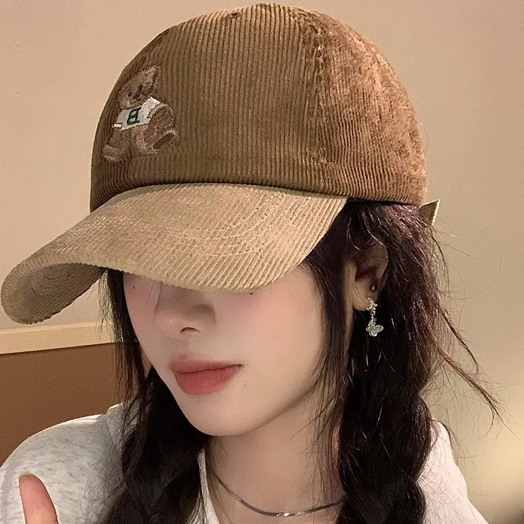 CARTELO Corduroy Baseball Caps Unisex-16
