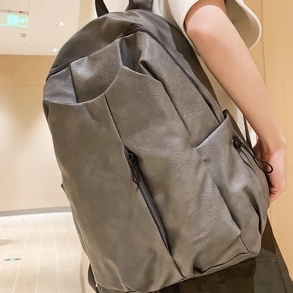 CARTELO PU Backpack Laptop Bag Backpack Regular Unisex Multicolor-12