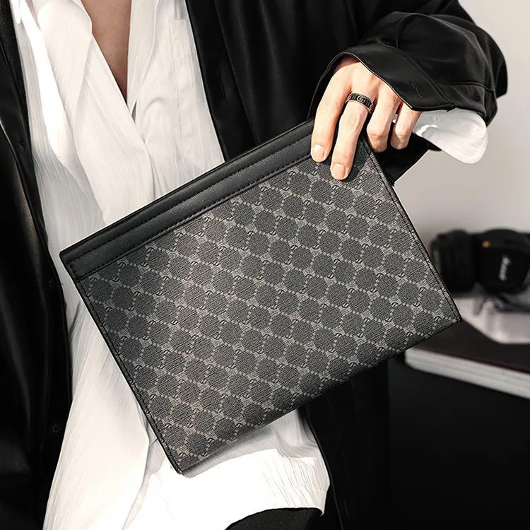 CARTELO Polyester With PVC Clutch Unisex Multicolor-3