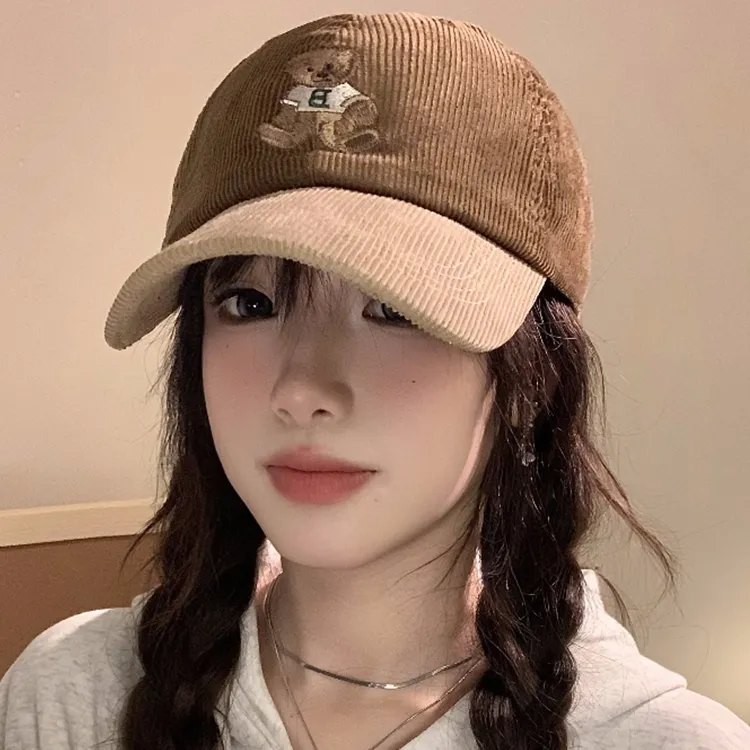 CARTELO Corduroy Baseball Caps Unisex-15