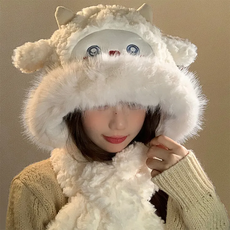 CARTELO Polyester Hoods & Plush Hats Unisex Gift Box Set-2