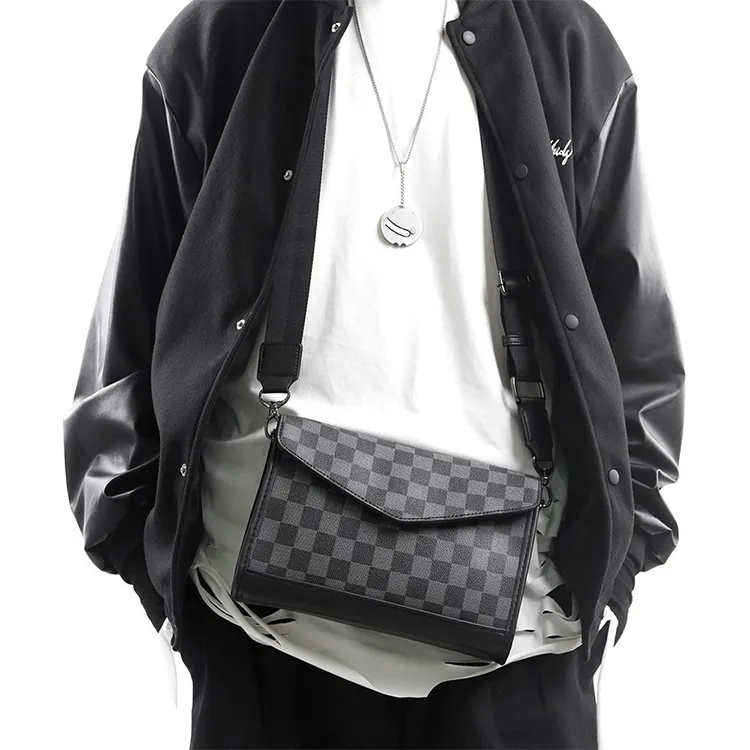 CARTELO PU Crossbody Bag, Shoulder Bag Unisex Square/Pattern-3