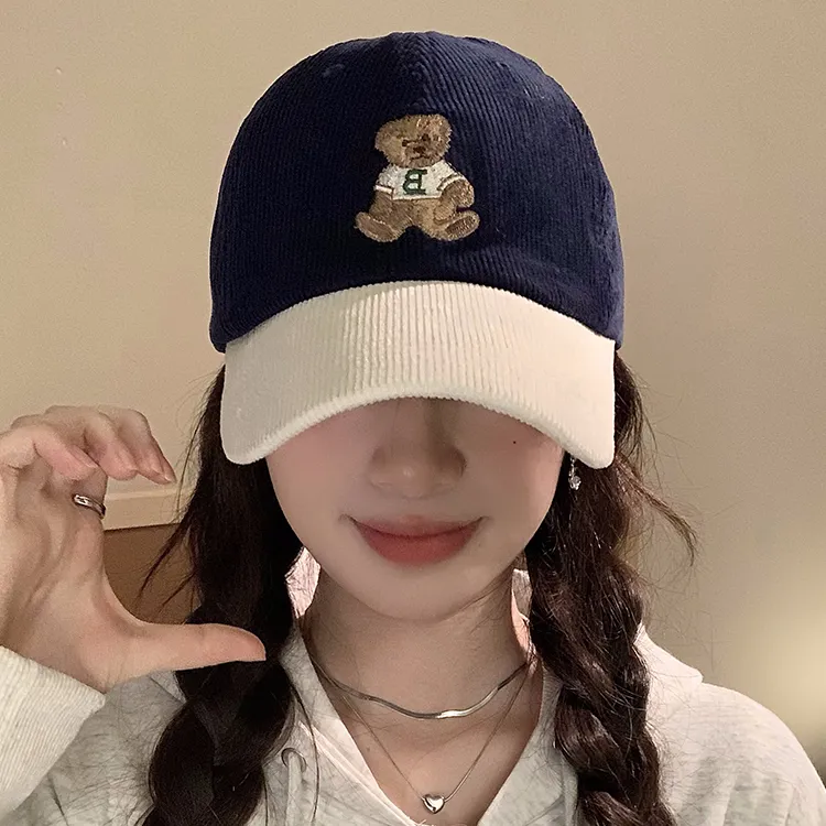 CARTELO Corduroy Baseball Caps Unisex-11
