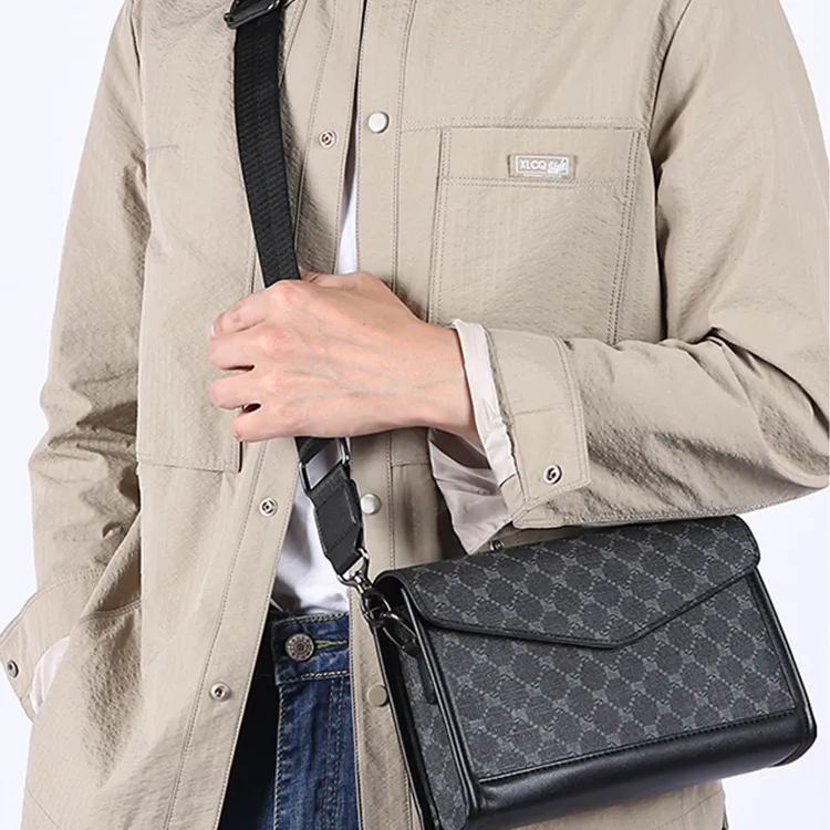 CARTELO PU Crossbody Bag, Shoulder Bag Unisex Square/Pattern-1