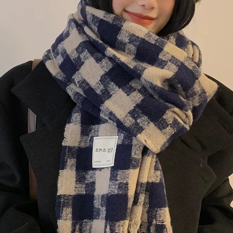 CARTELO Polyester Knit Scarves Unisex-3