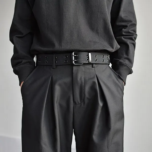 CARTELO Nylon Leather Belts Unisex Width 3.8cm-1