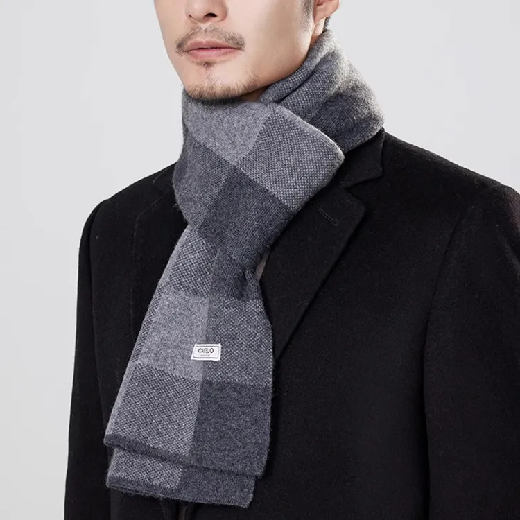 CARTELO Cashmere Knit Scarves Unisex-3