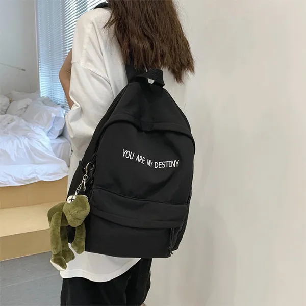 CARTELO Nylon Backpacks Travel Bags Regular Unisex Black-3