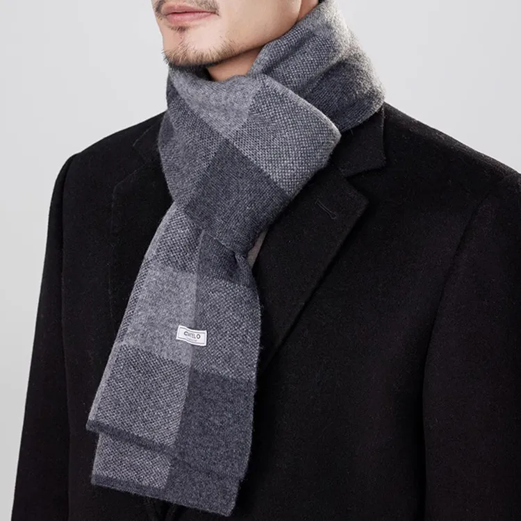 CARTELO Cashmere Knit Scarves Unisex-2