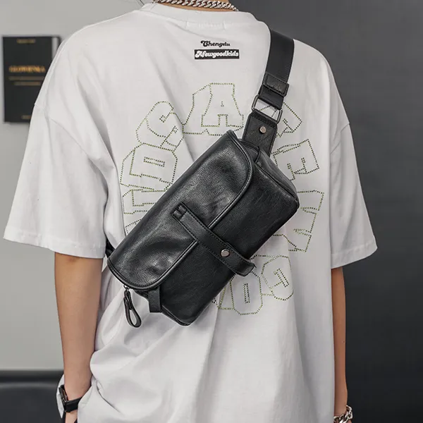 CARTELO PVC Fanny Pack Regular Unisex Black-4