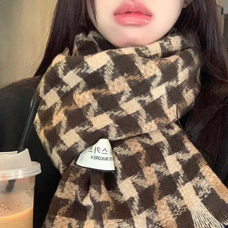 CARTELO Polyester Knit Scarves Unisex-3
