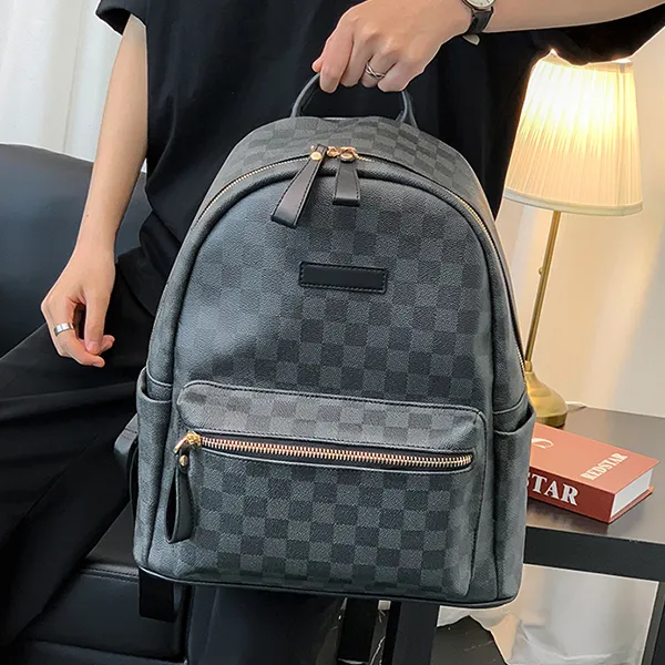 CARTELO PVC Laptop Backpack Regular Unisex Black-5
